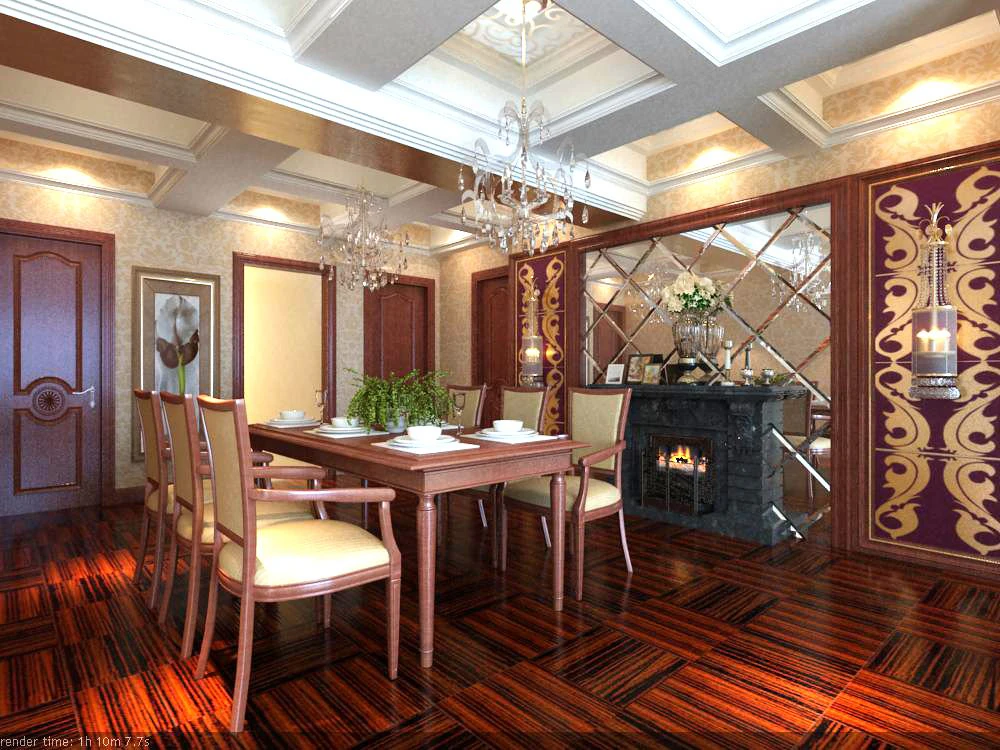 3d home 993 3D Model .c4d .max .obj .3ds .fbx .stl .blend 