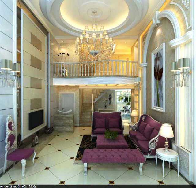 3d home 999 3D Модель .c4d .max .obj .3ds .fbx .stl .blend 