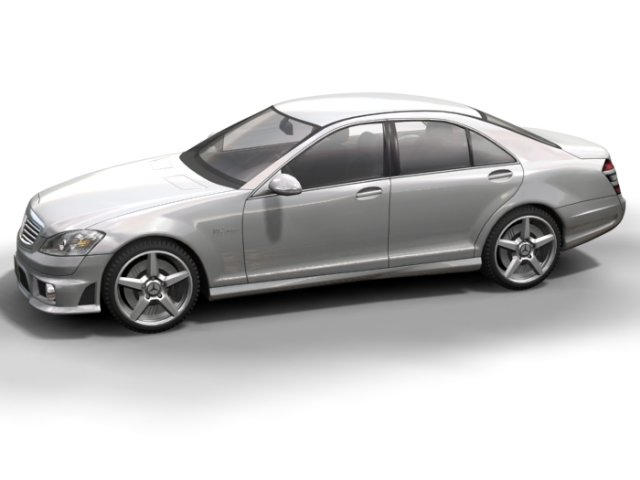 2006 mercedes benz s65 amg 3D Model .c4d .max .obj .3ds .fbx .stl .blend 