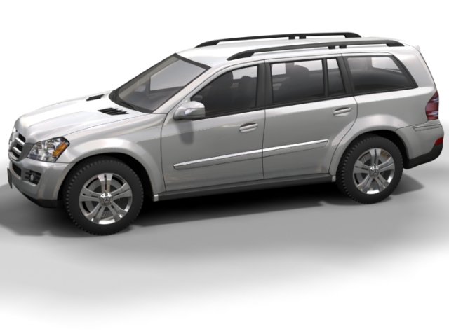 2007 mercedes benz gl class 3D Model .c4d .max .obj .3ds .fbx .stl .blend 