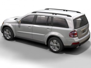 2007 mercedes benz gl class 3D Model