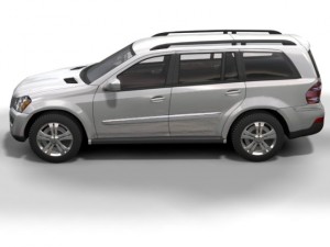 2007 mercedes benz gl class 3D Model
