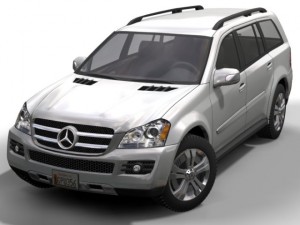 2007 mercedes benz gl class 3D Model