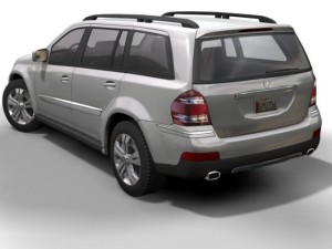 2007 mercedes benz gl class 3D Model