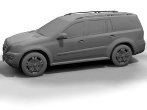 2007 mercedes benz gl class 3D Model