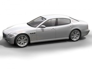 2005 maserati quattroporte 3D Model