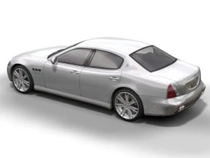 2005 maserati quattroporte 3D Model