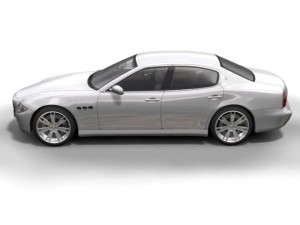 2005 maserati quattroporte Model 3D
