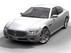 2005 maserati quattroporte Model 3D