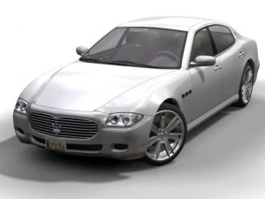 2005 maserati quattroporte 3D Model