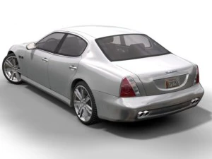 2005 maserati quattroporte 3D Model