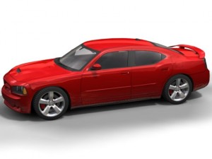 2005 dodge charger 3D Модель