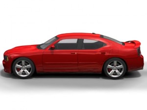 2005 dodge charger 3D Model