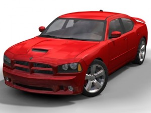 2005 dodge charger 3D Model
