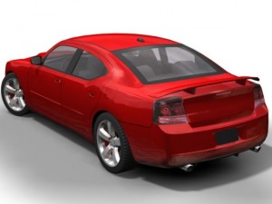 2005 dodge charger 3D Model