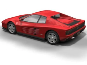1984 ferrari testarossa 3D Model