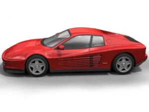 1984 ferrari testarossa 3D Model
