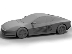 1984 ferrari testarossa 3D Model