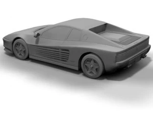 1984 ferrari testarossa 3D Model