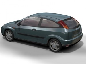 1998 ford focus 3D 模型
