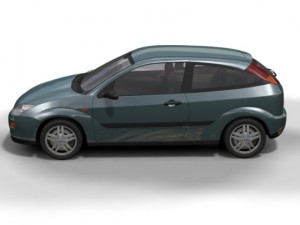 1998 ford focus 3D 模型