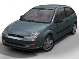1998 ford focus 3D 模型