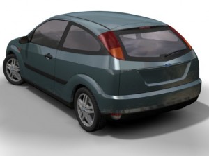 1998 ford focus 3D 模型