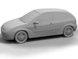 1998 ford focus 3D 模型