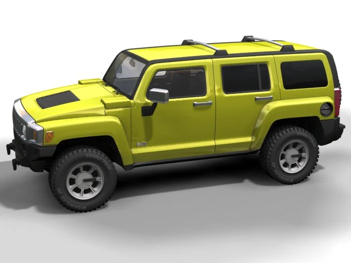 2006 hummer h3 3D Model .c4d .max .obj .3ds .fbx .stl .blend