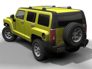 2006 hummer h3 3D 模型