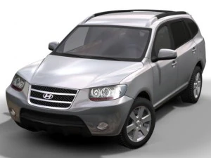 2007 hyundai santa fe 3D Model