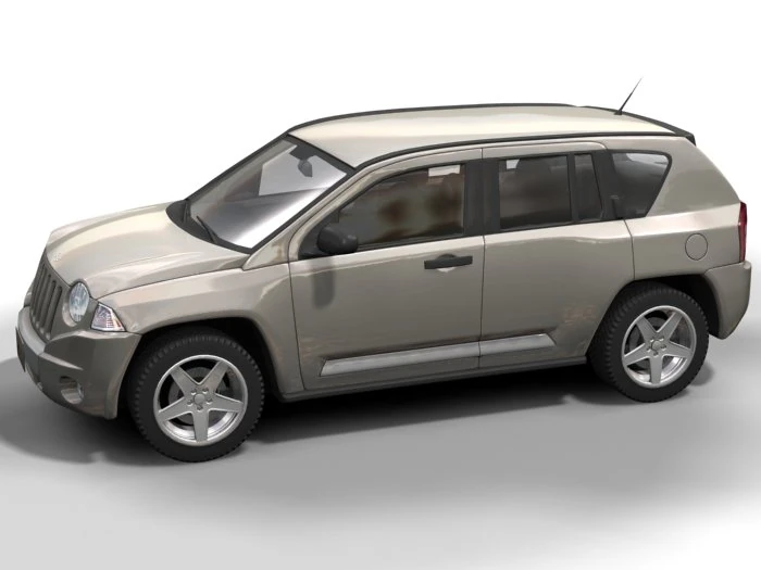2007 jeep compass 3D Model .c4d .max .obj .3ds .fbx .stl .blend 