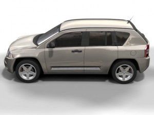 2007 jeep compass 3D Model
