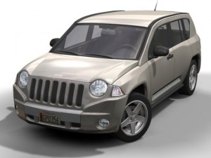 2007 jeep compass 3D Model