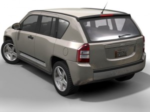 2007 jeep compass 3D Model