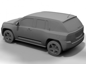 2007 jeep compass 3D Model