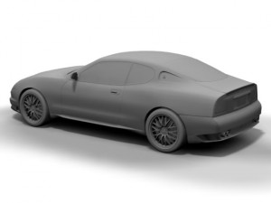 2004 maserati gransport Modelo 3D