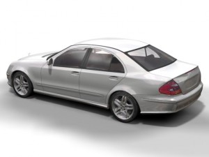 2003 mercedes e class 3D Модель
