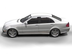 2003 mercedes e class 3D Модель