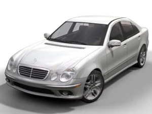 2003 mercedes e class 3D Model