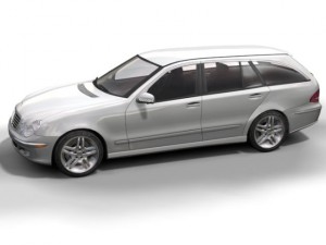 2003 mercedes e class wagon 3D Model