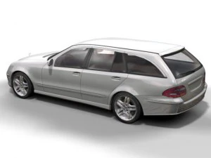 2003 mercedes e class wagon 3D Model