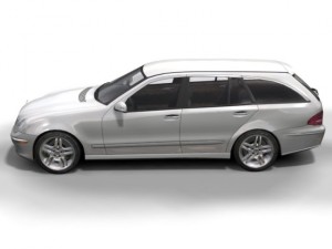 2003 mercedes e class wagon Modello 3D