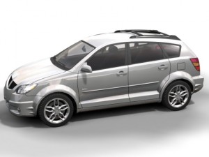 2004 pontiac vibe 3D Model