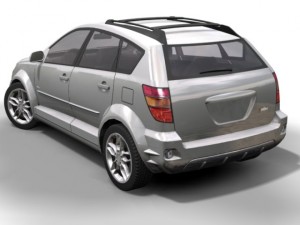 2004 pontiac vibe 3D-Modell