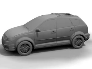 2004 pontiac vibe 3D Model