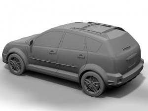 2004 pontiac vibe 3D-Modell