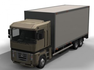 renault truck Modelo 3D