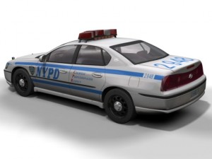 nypd chevrolet impala 3D Model