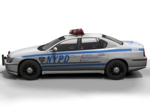 nypd chevrolet impala 3D Model
